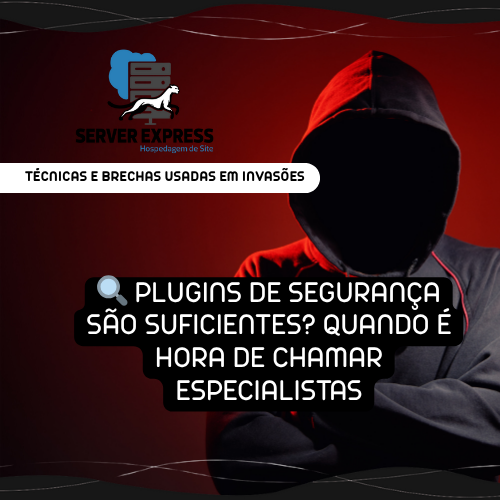 🔍 Plugins de segurança são suficientes? Quando é hora de chamar especialistas