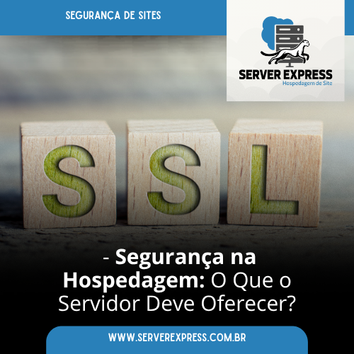 Segurança na Hospedagem: O Que o Servidor Deve Oferecer?